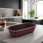 Ferro Plus Döküm Granit Baton Bordo Kek Kalıbı - Görsel 2